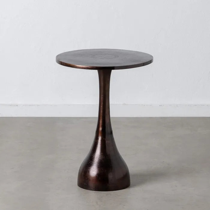Mesa auxiliar cobre aluminio