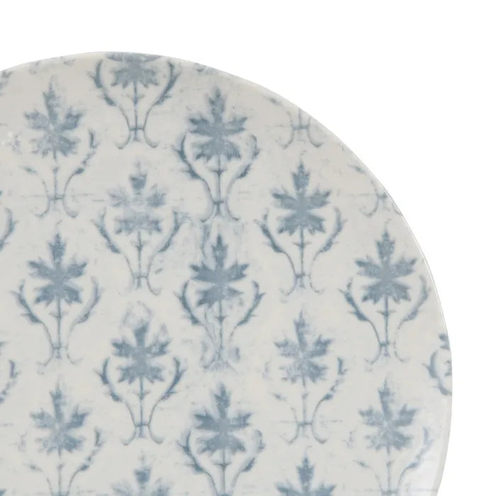 Plato llano azul Vintage