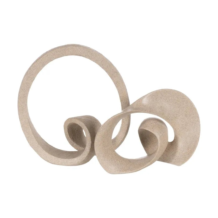 Escultura abstracta en poliresina