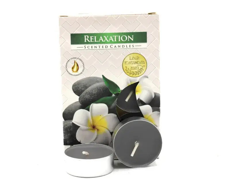 Caja de velas de té para quemador