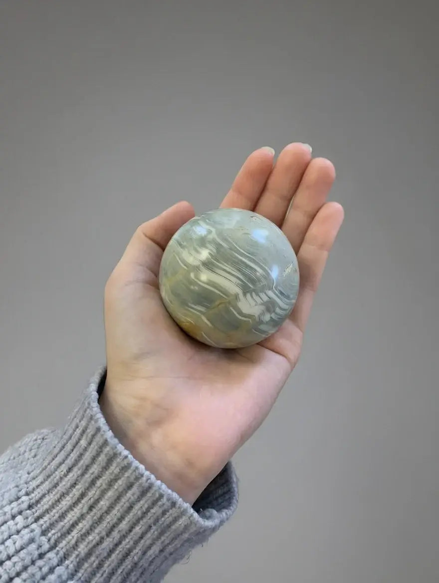Esfera de ónix azul