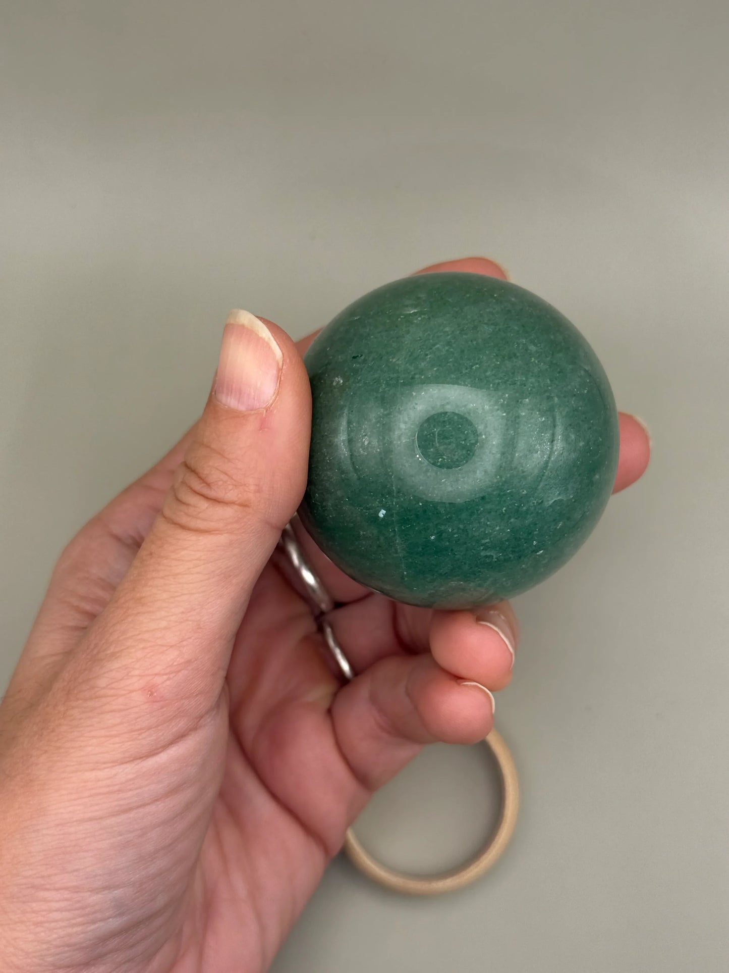 Esfera de Cuarzo Verde - La Quinta Vidal