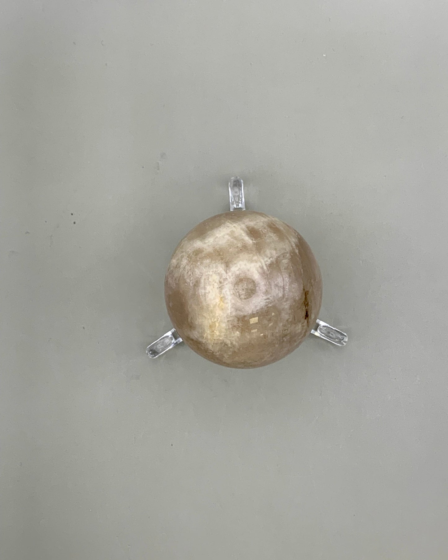 Esfera de piedra luna melocotón