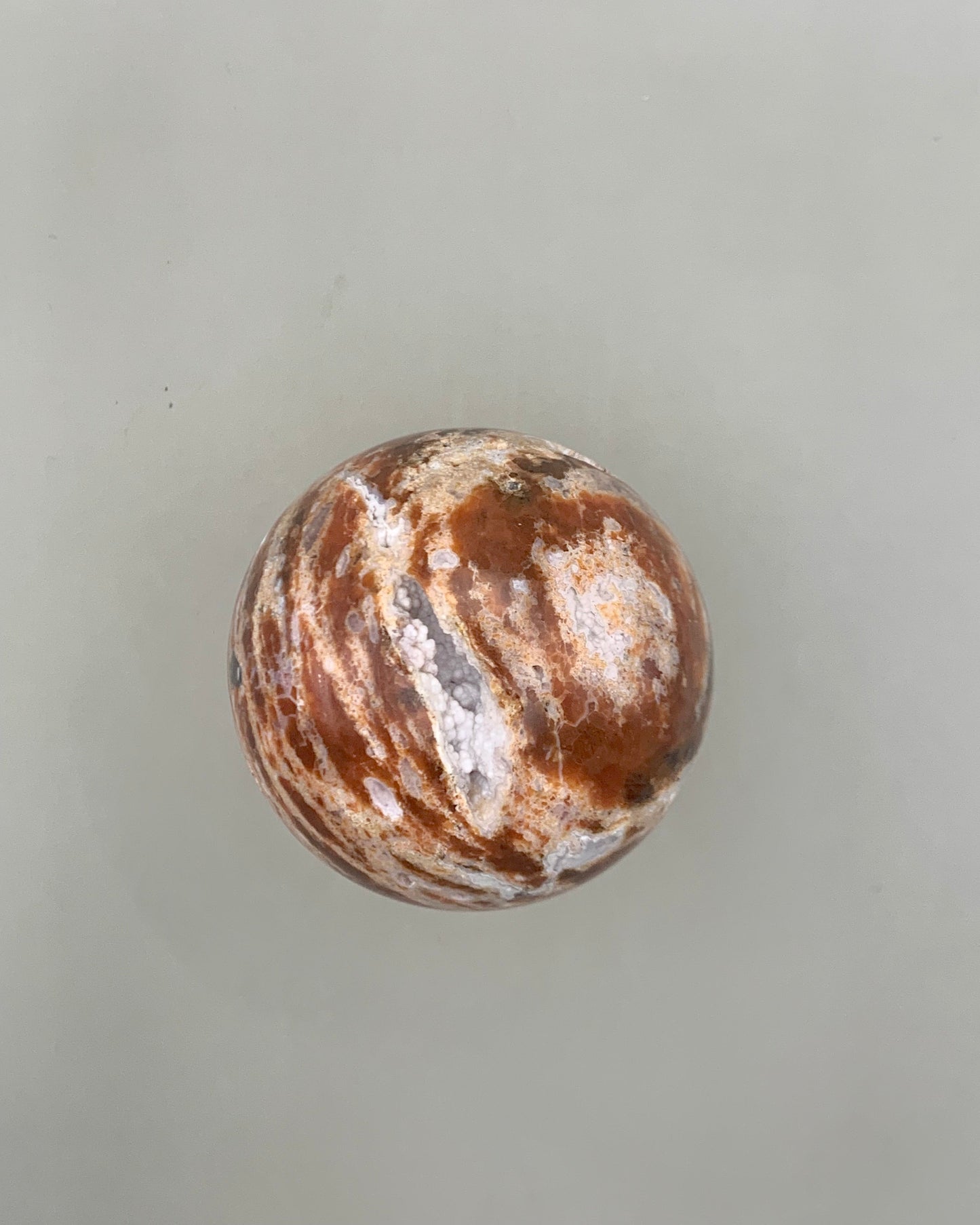 Esfera de piedra sol con apatito