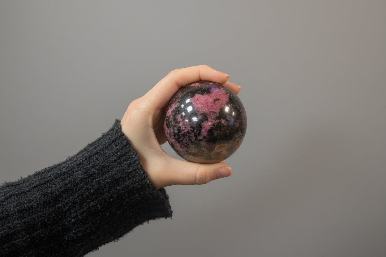 Esferas de rodonita
