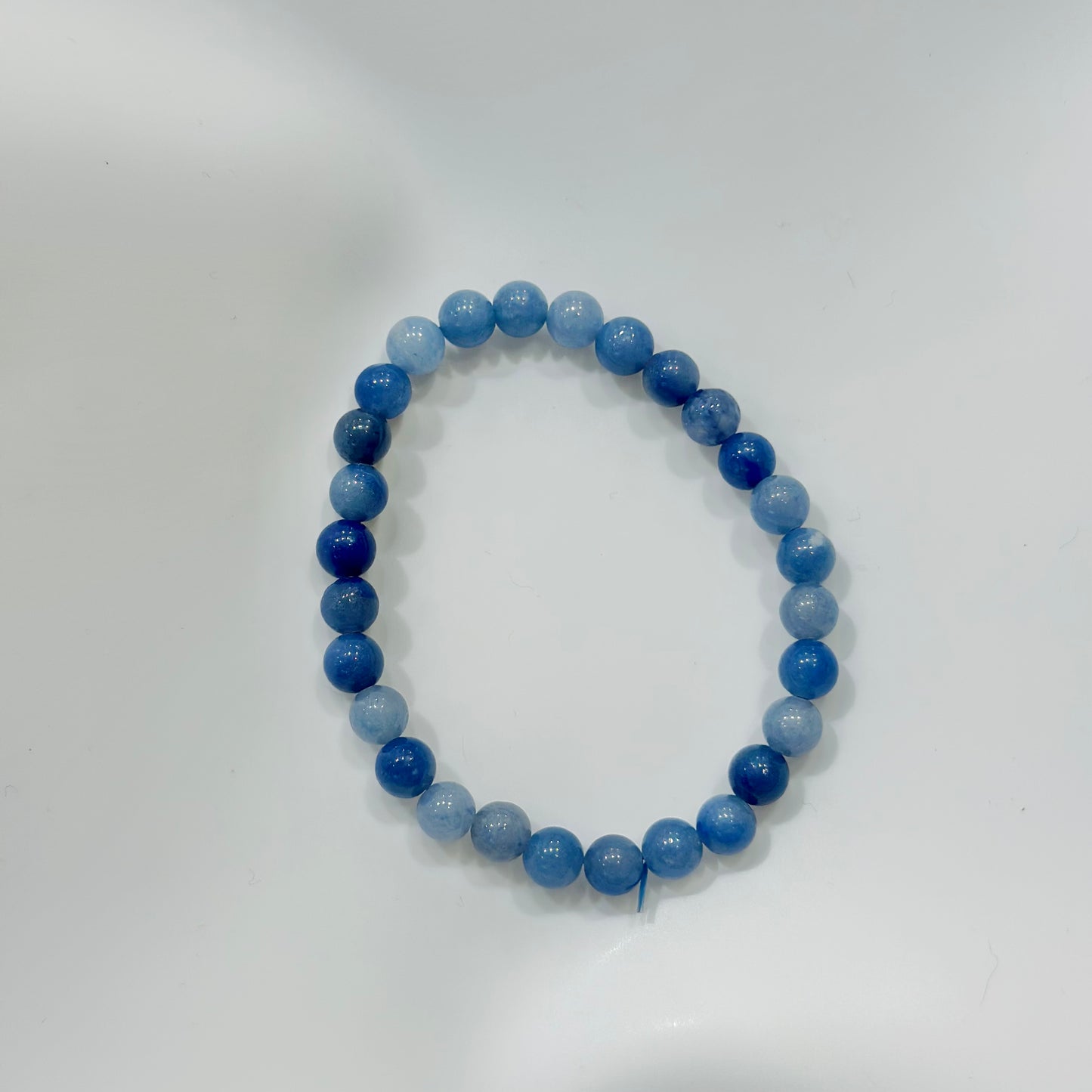 Pulsera de bolas de Aventurina Azul