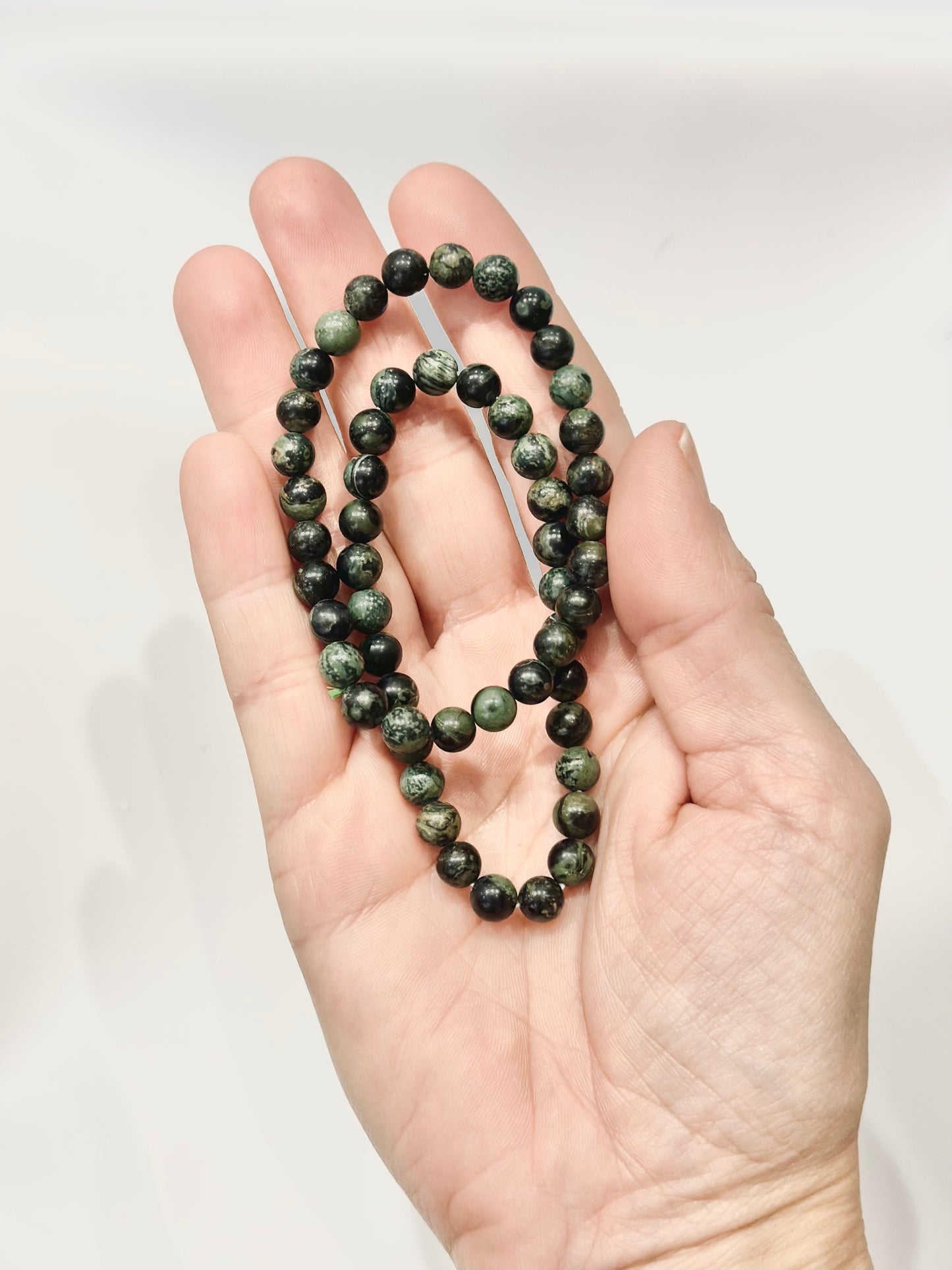 Pulsera de bolas de Jaspe Kambaba