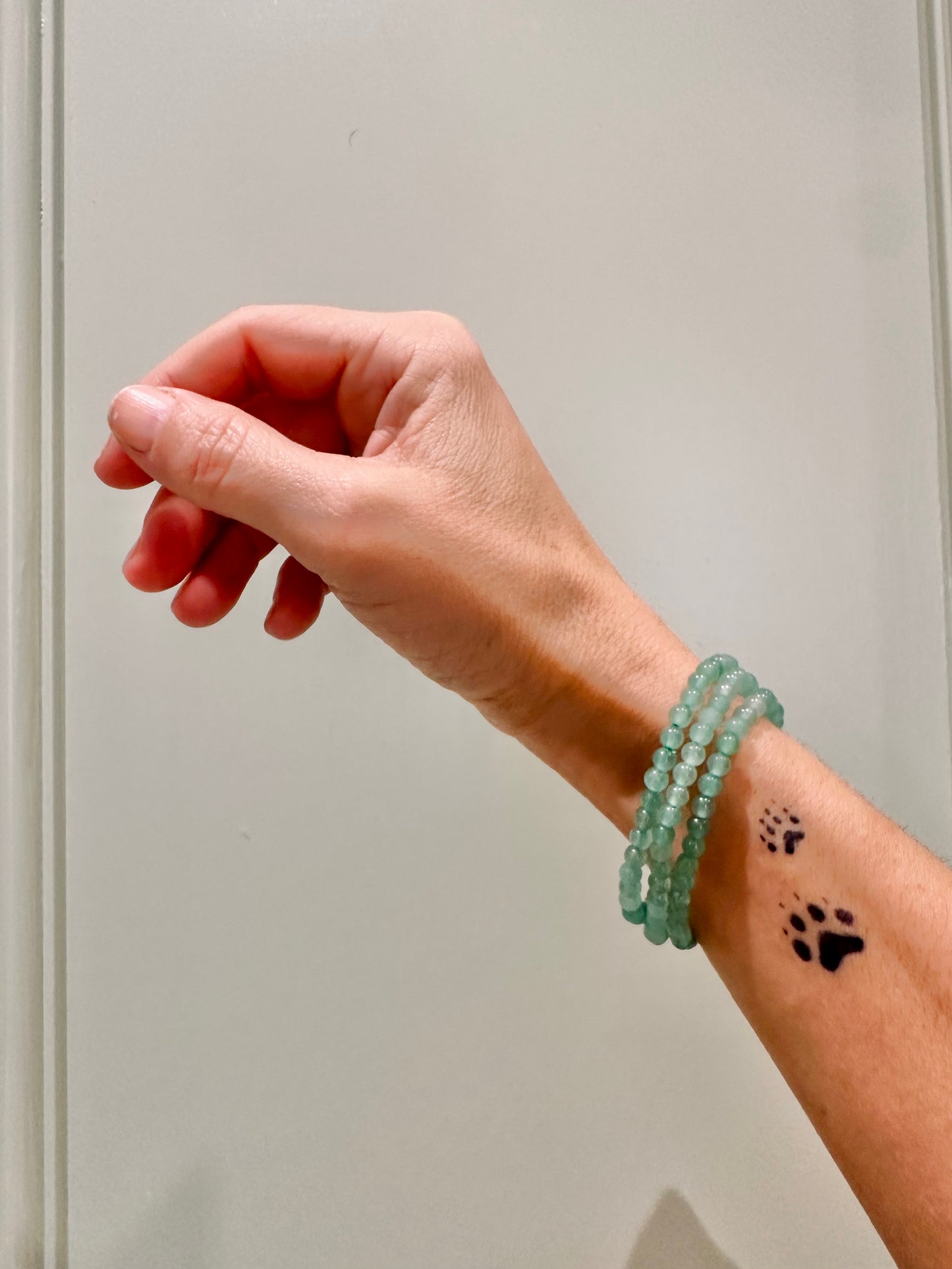 Pulsera de bolas de Aventurina Verde