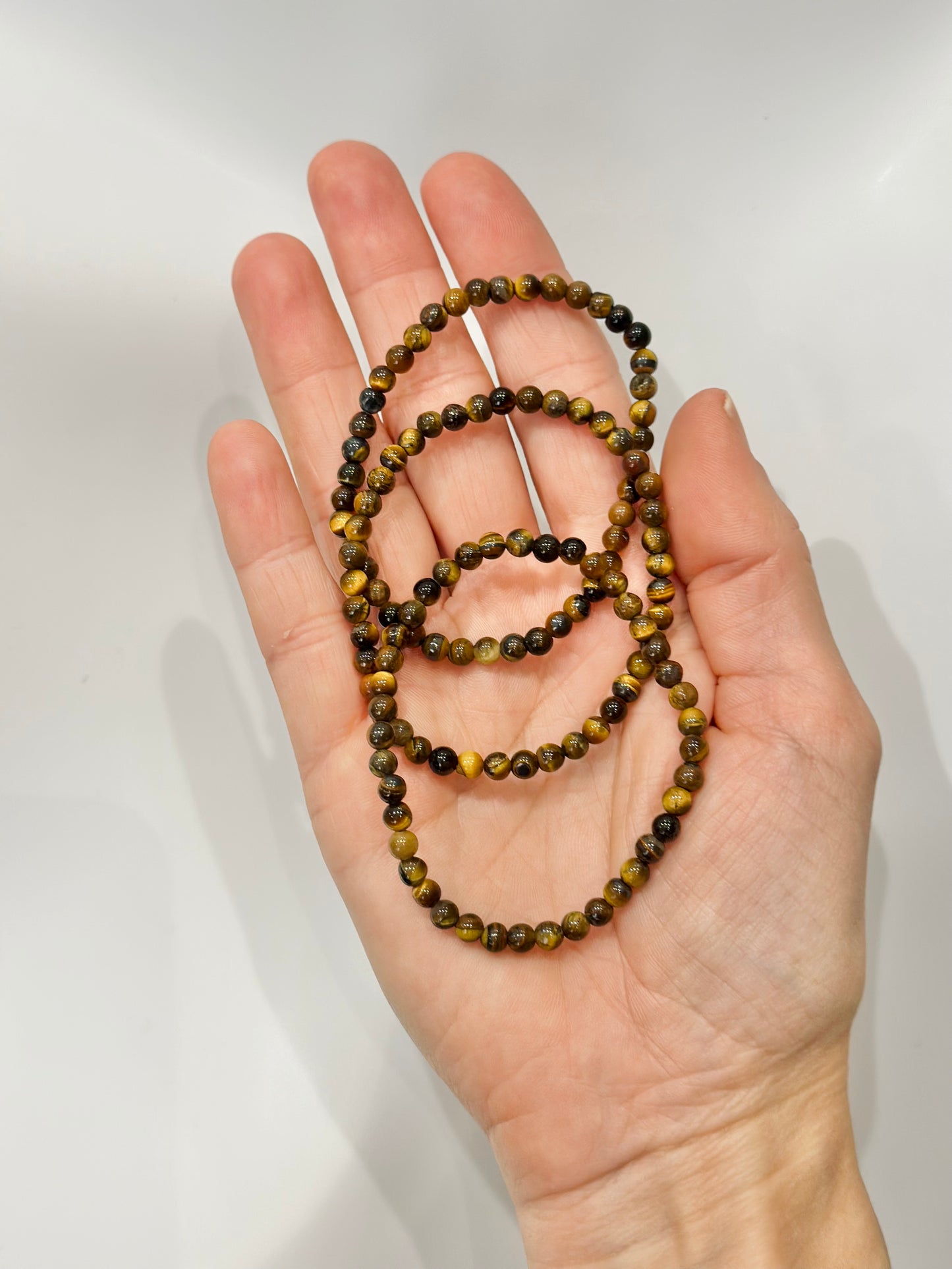 Pulsera de bolas de Ojo de tigre