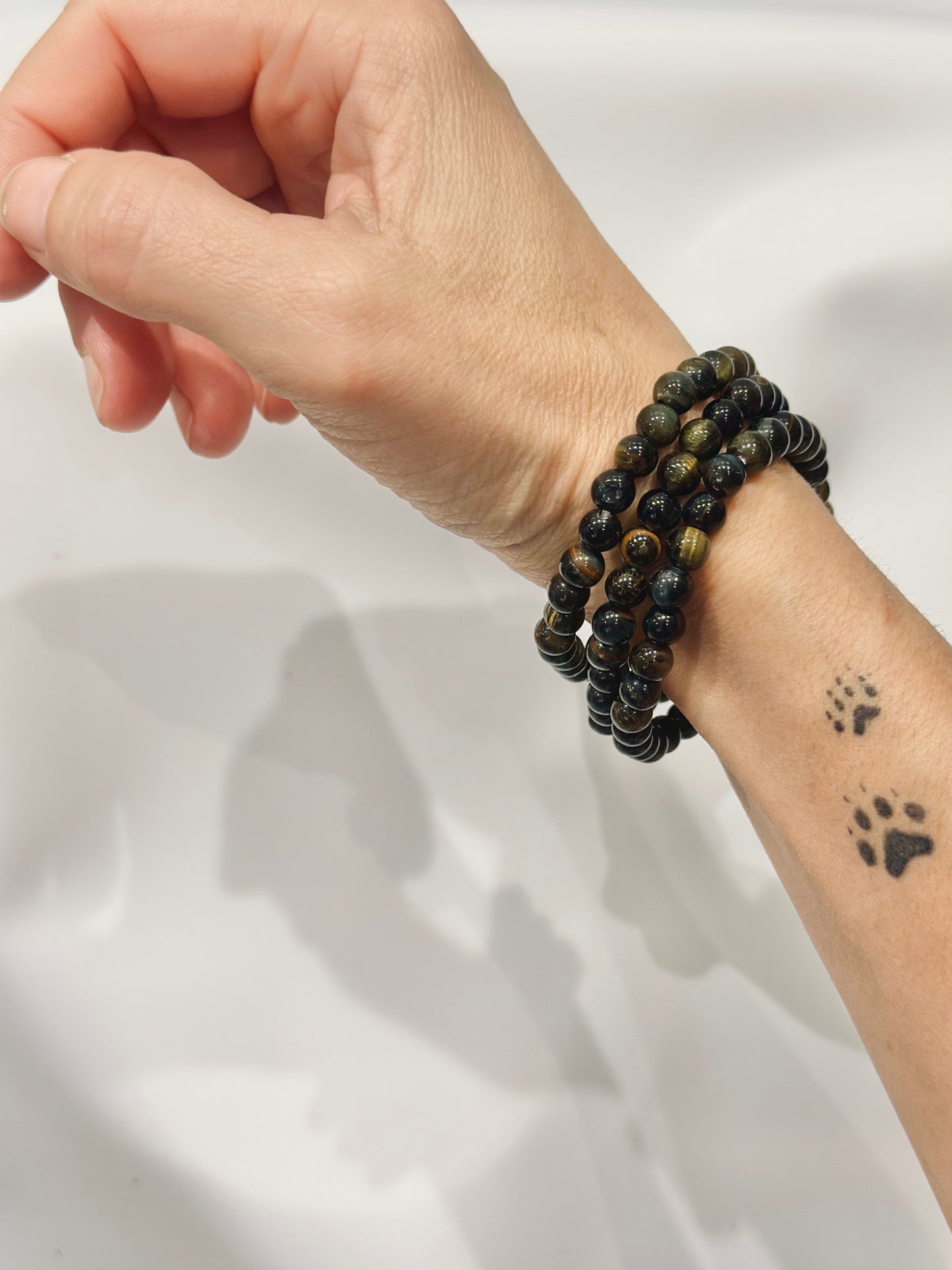 Pulsera de bolas de Ojo de Halcón