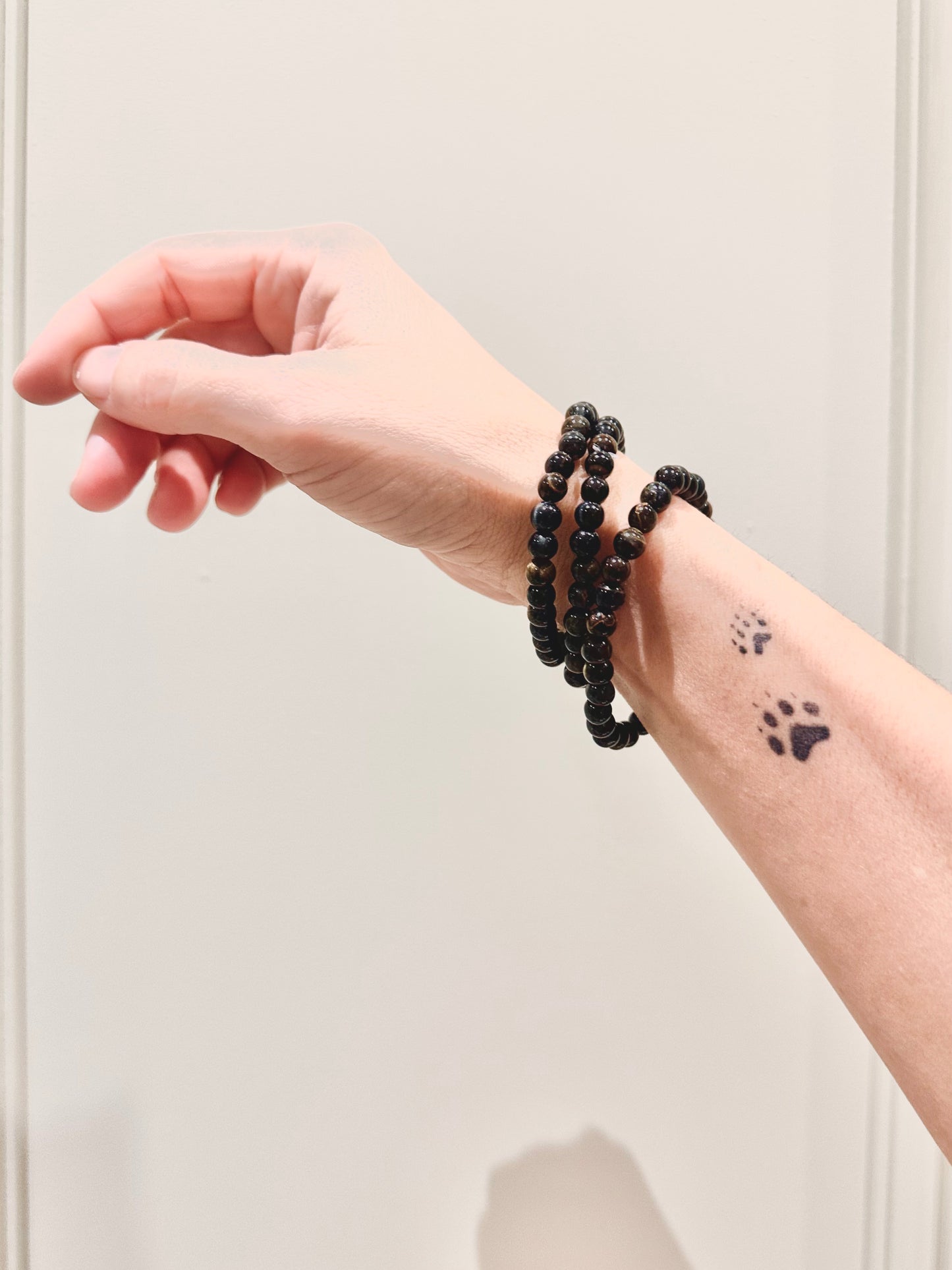 Pulsera de bolas de Ojo de Halcón