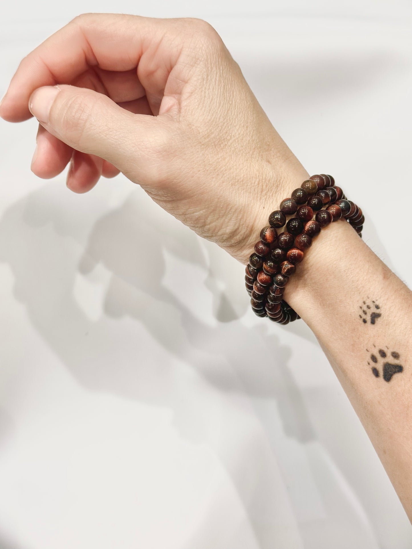Pulsera de bolas de Ojo de Toro o Buey