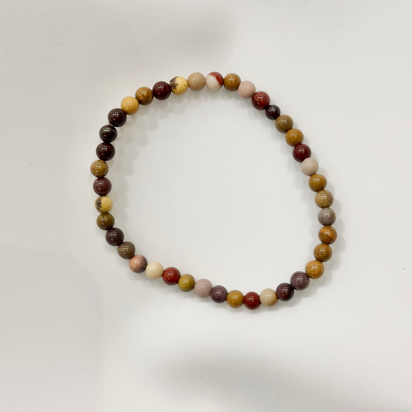 Pulsera de bolas de Jaspe Mokaita