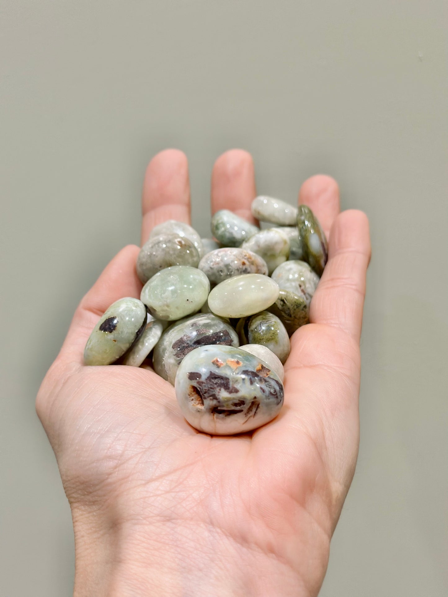 Rodado de Jade Verde