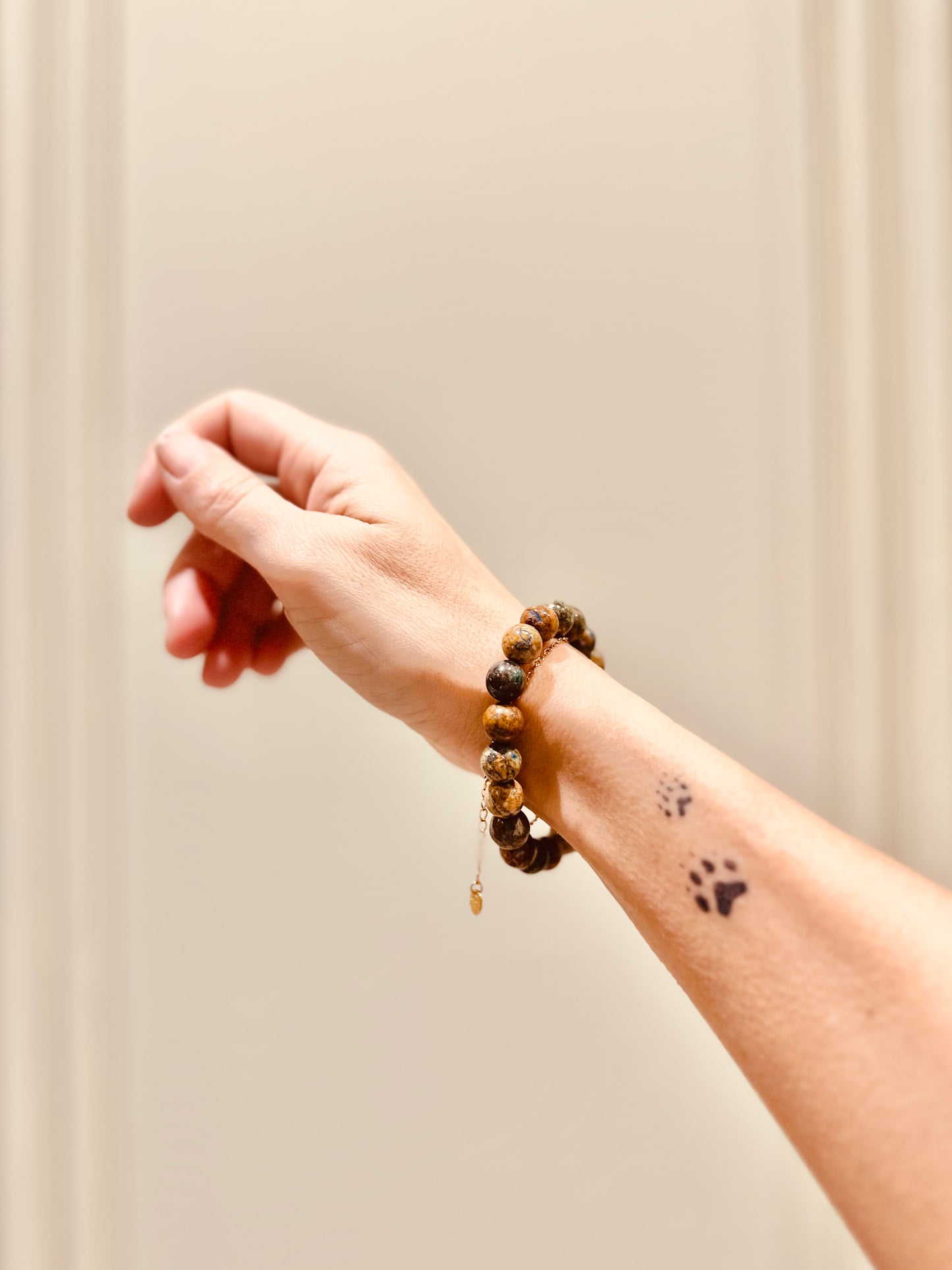 Pulsera de bolas de Crisocola
