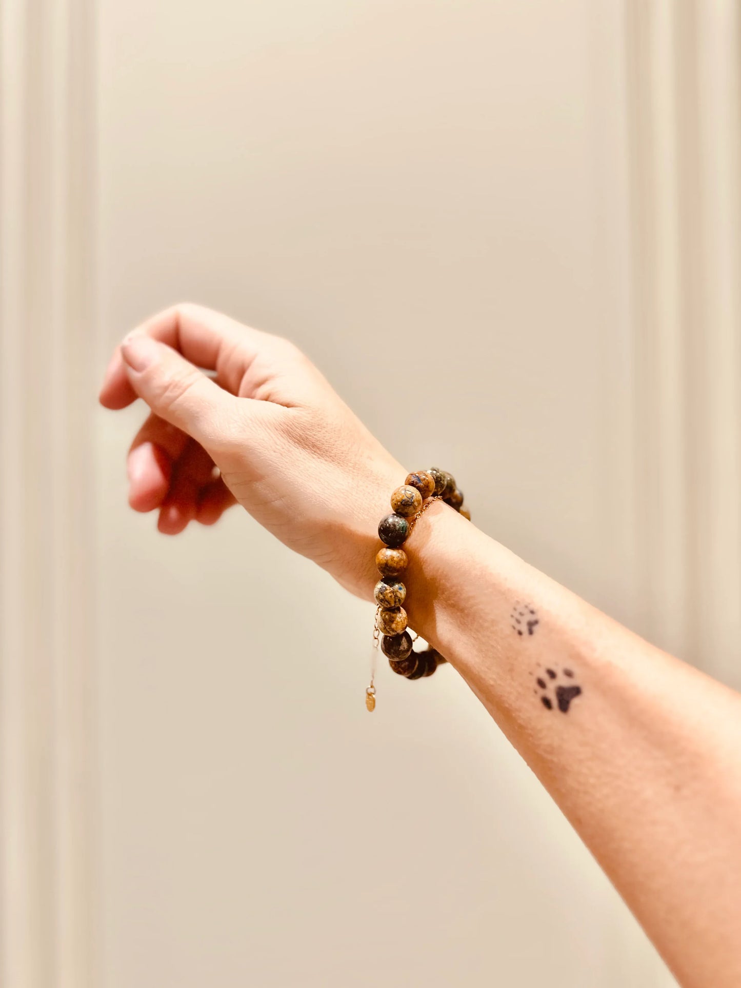 Pulsera de bolas de Crisocola - La Quinta Vidal