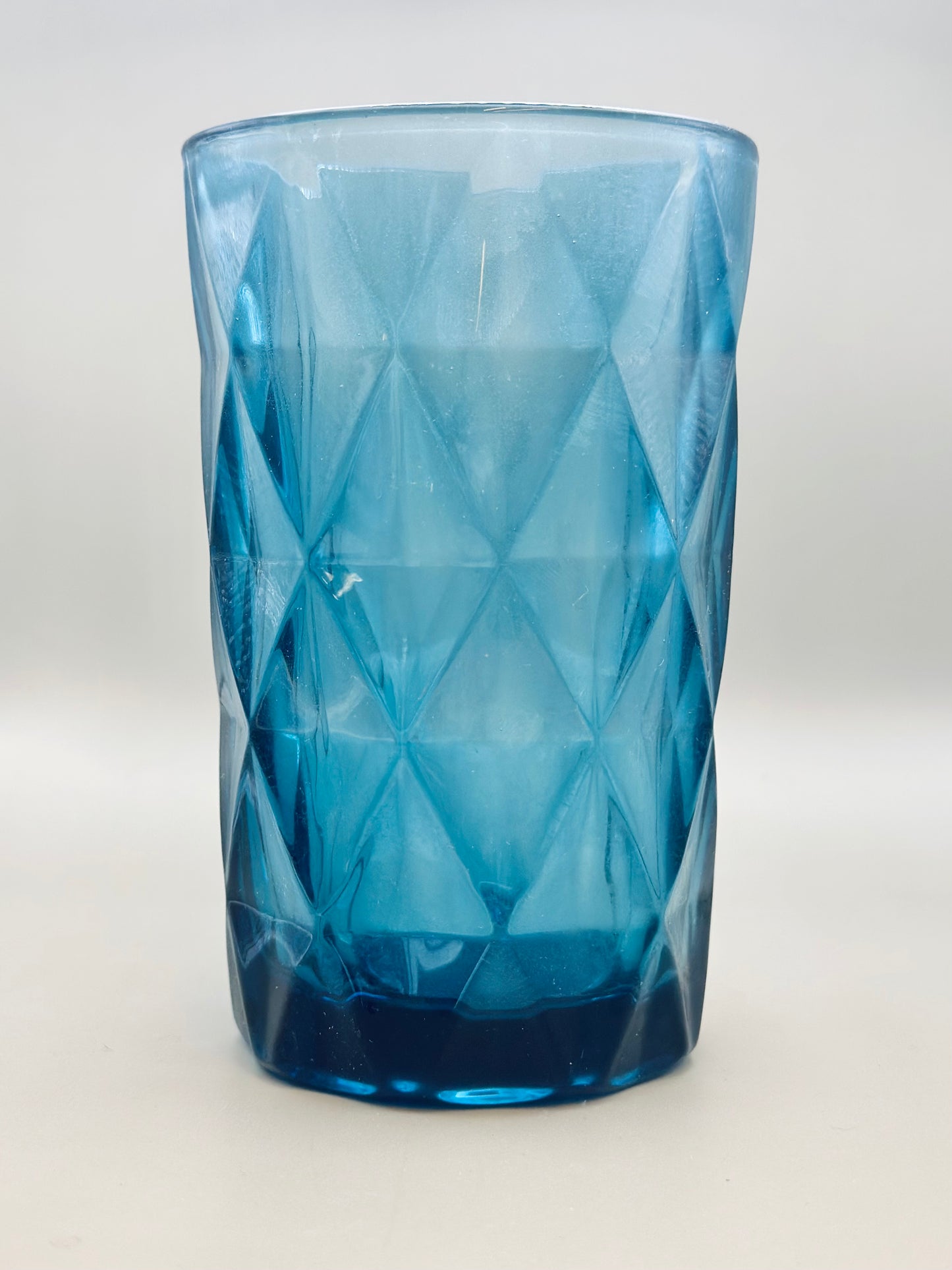 Vasos vidrio azules