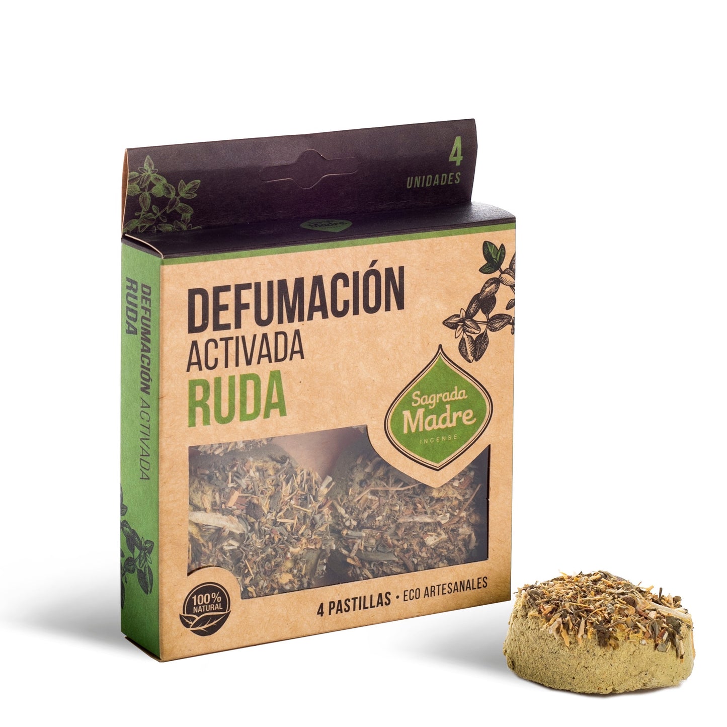 Incienso de resinas y plantas naturales