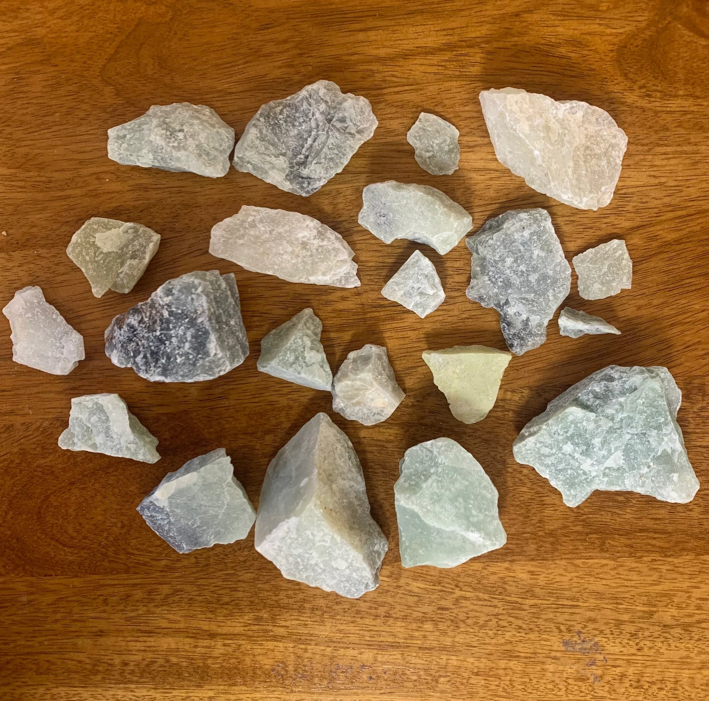 Masivo de mineral de jade chino