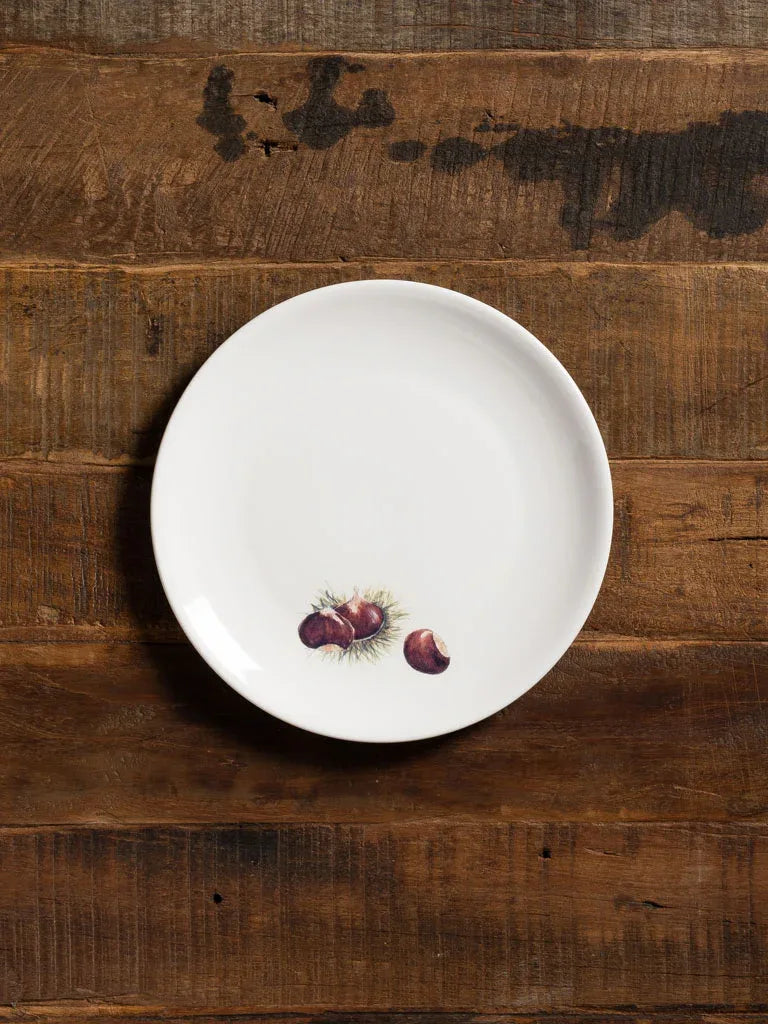 Plato de desayuno o postre otoño en el bosque - La Quinta Vidal