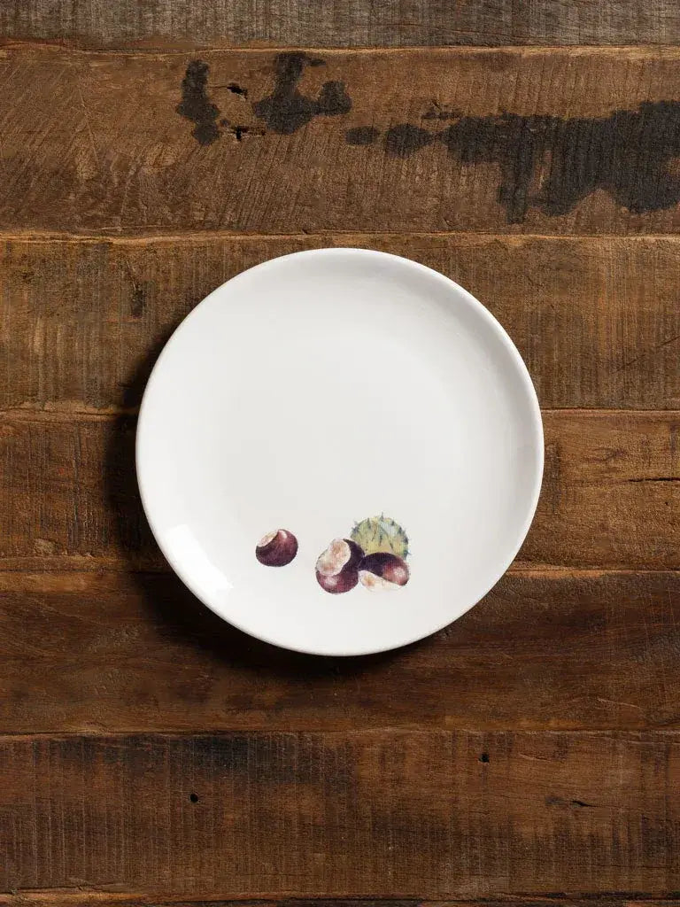 Plato de desayuno o postre otoño en el bosque - La Quinta Vidal