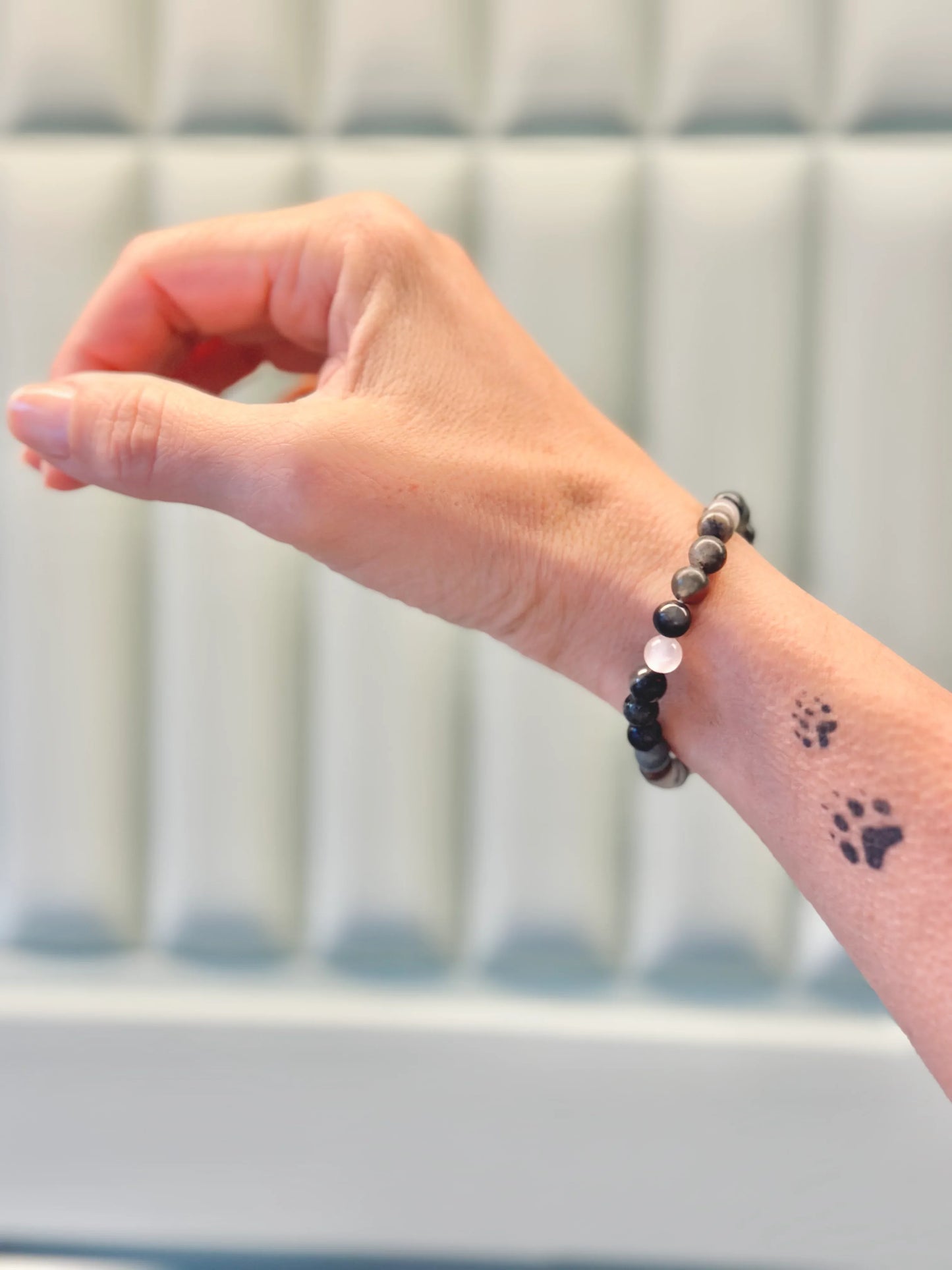 Pulsera de bolas de Heliotropo - La Quinta Vidal