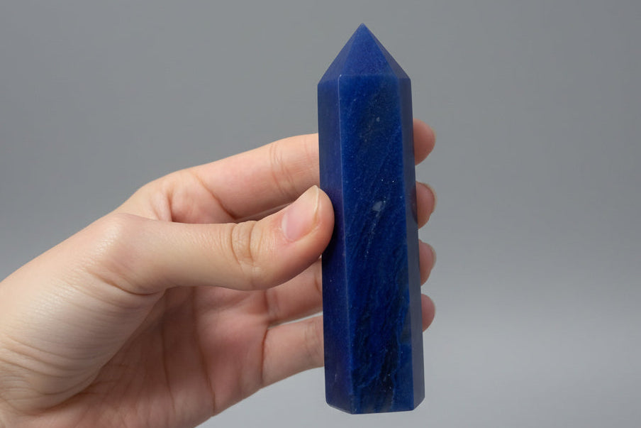 Punta generador de Aventurina Azul