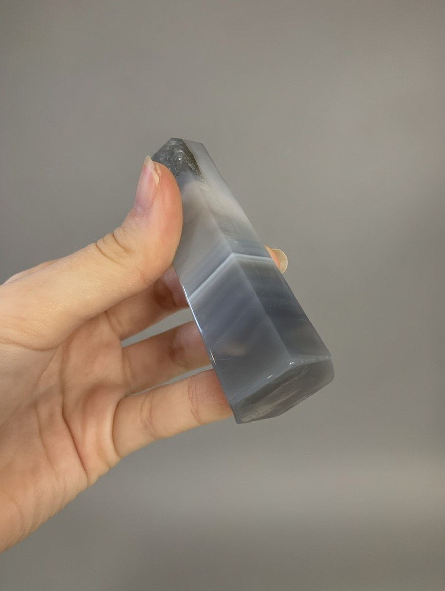 Punta generadora de ágata bostwana