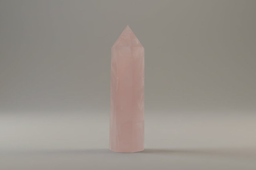 Punta generadora de cuarzo rosa