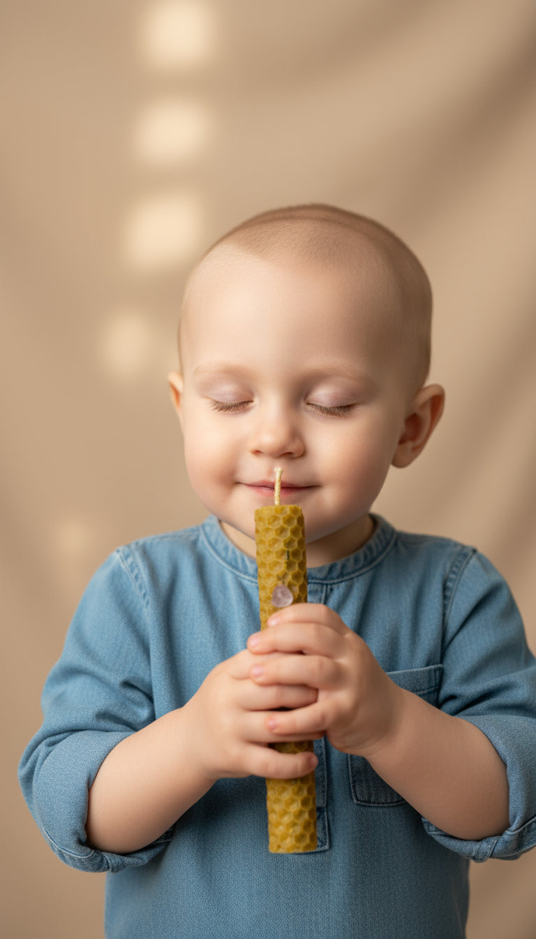 Vela de miel ritualizada 11 22