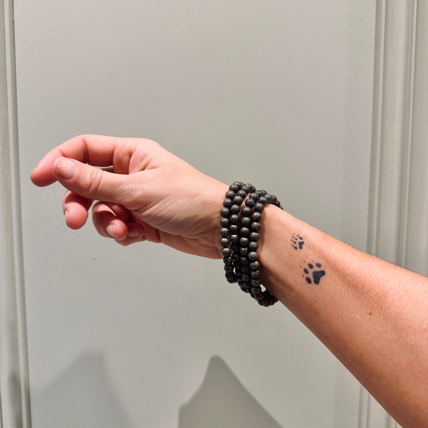 Pulsera de bolas de Pirita