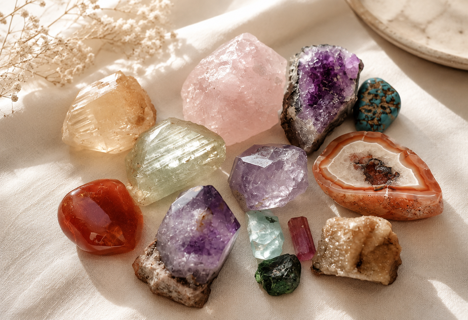 Minerales por colores
