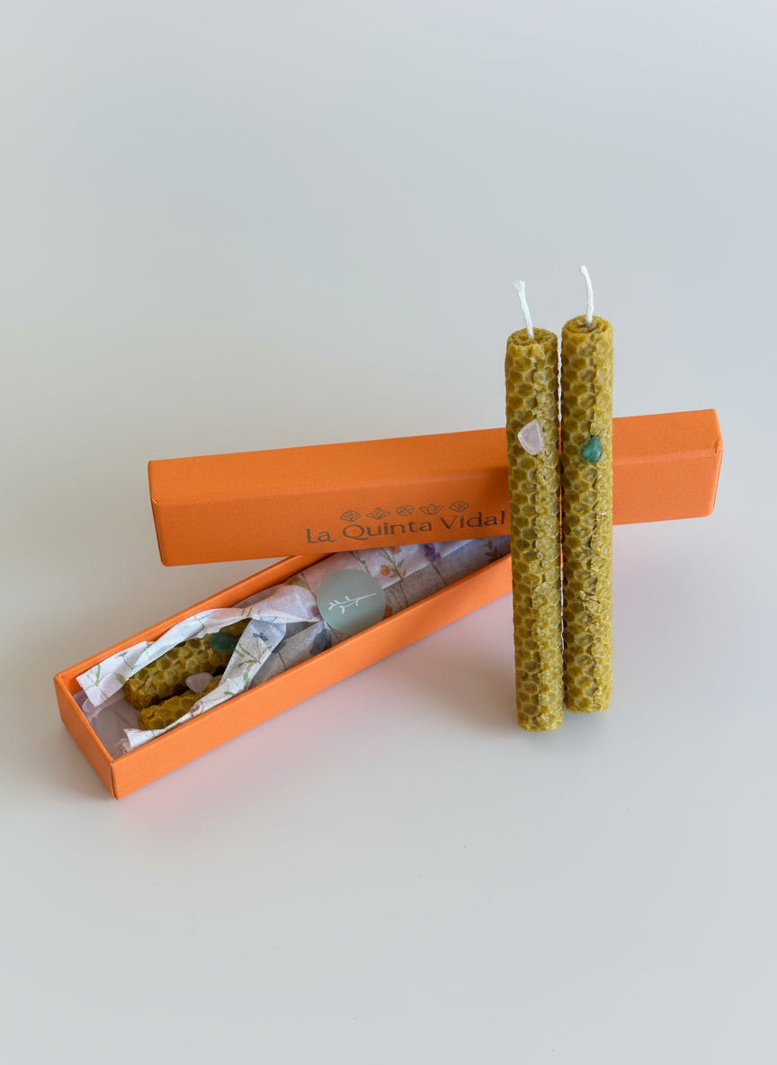 Vela de miel ritualizada 11 22