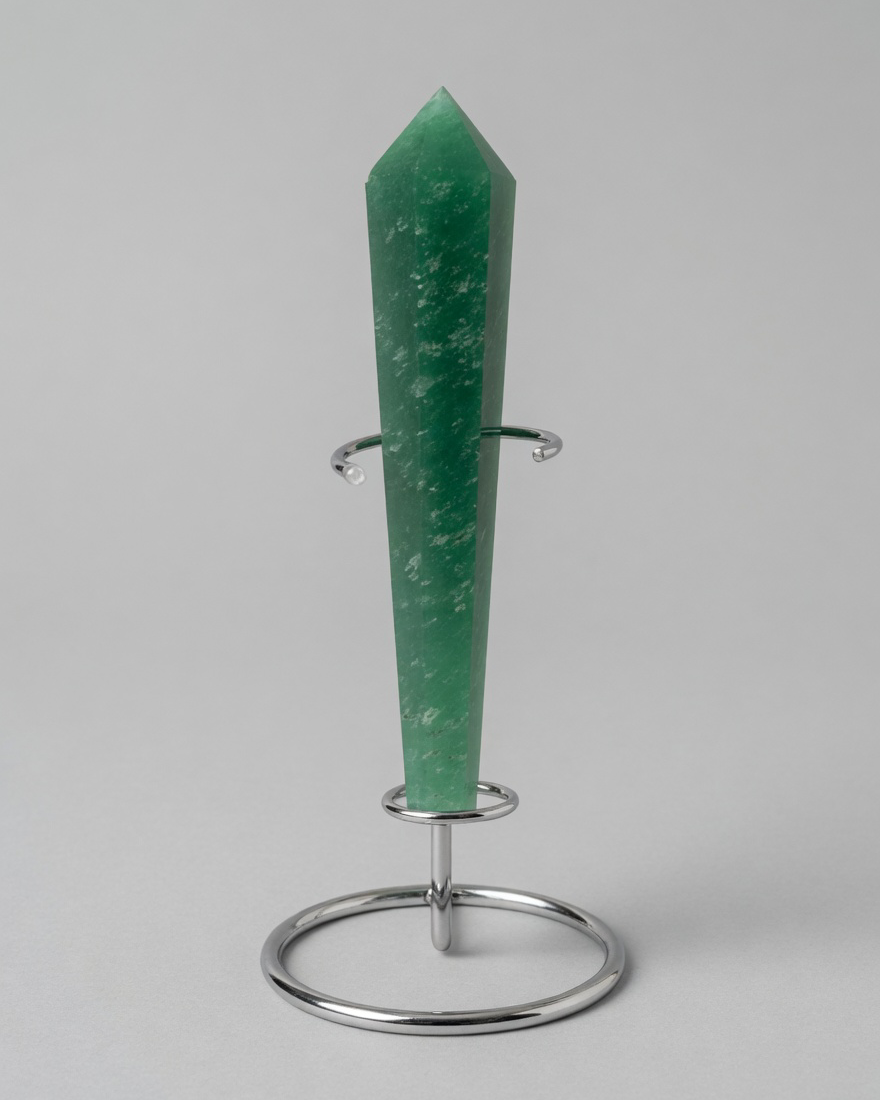 Barita de cuarzo verde