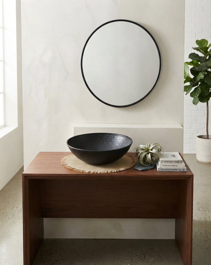 Bol decorativo negro