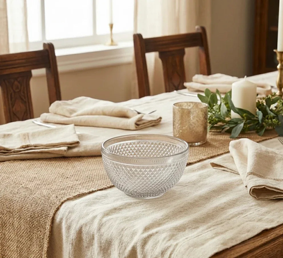 Bowl mediano de vidrio Bicos Vista Alegre - La Quinta Vidal