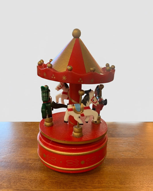 Caja de música de tiovivo