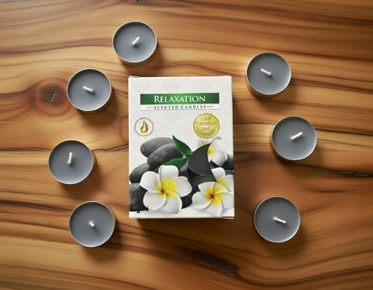 Caja de velas de té 