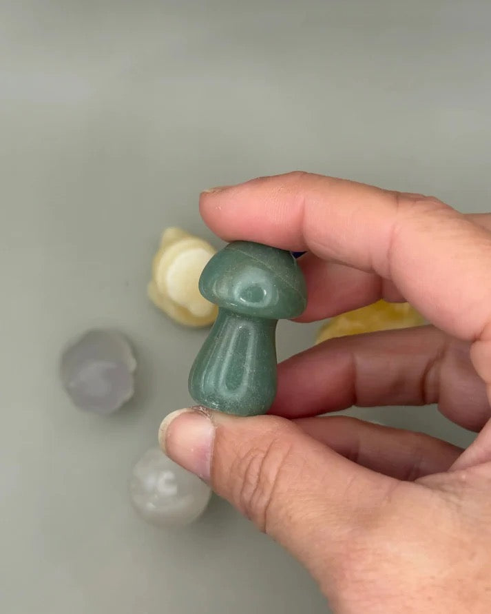 Champiñón de cuarzo verde 