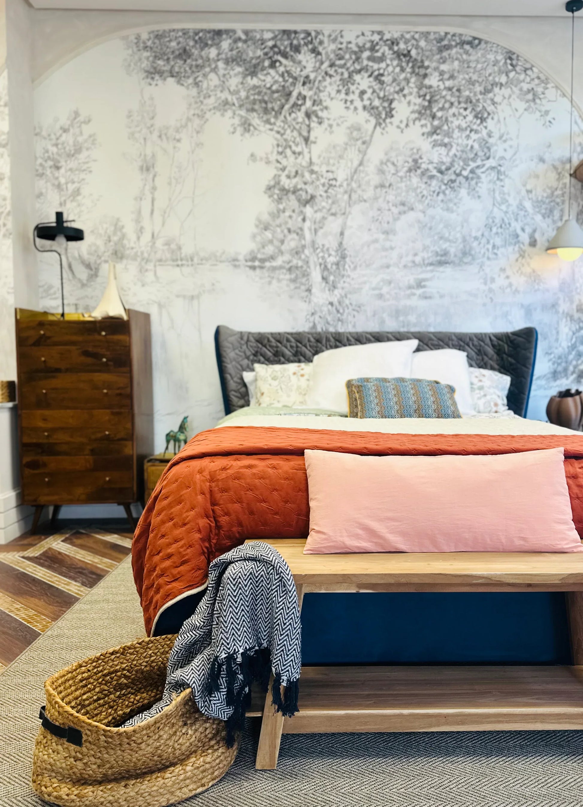 Colcha reversible beige caldera - La Quinta Vidal