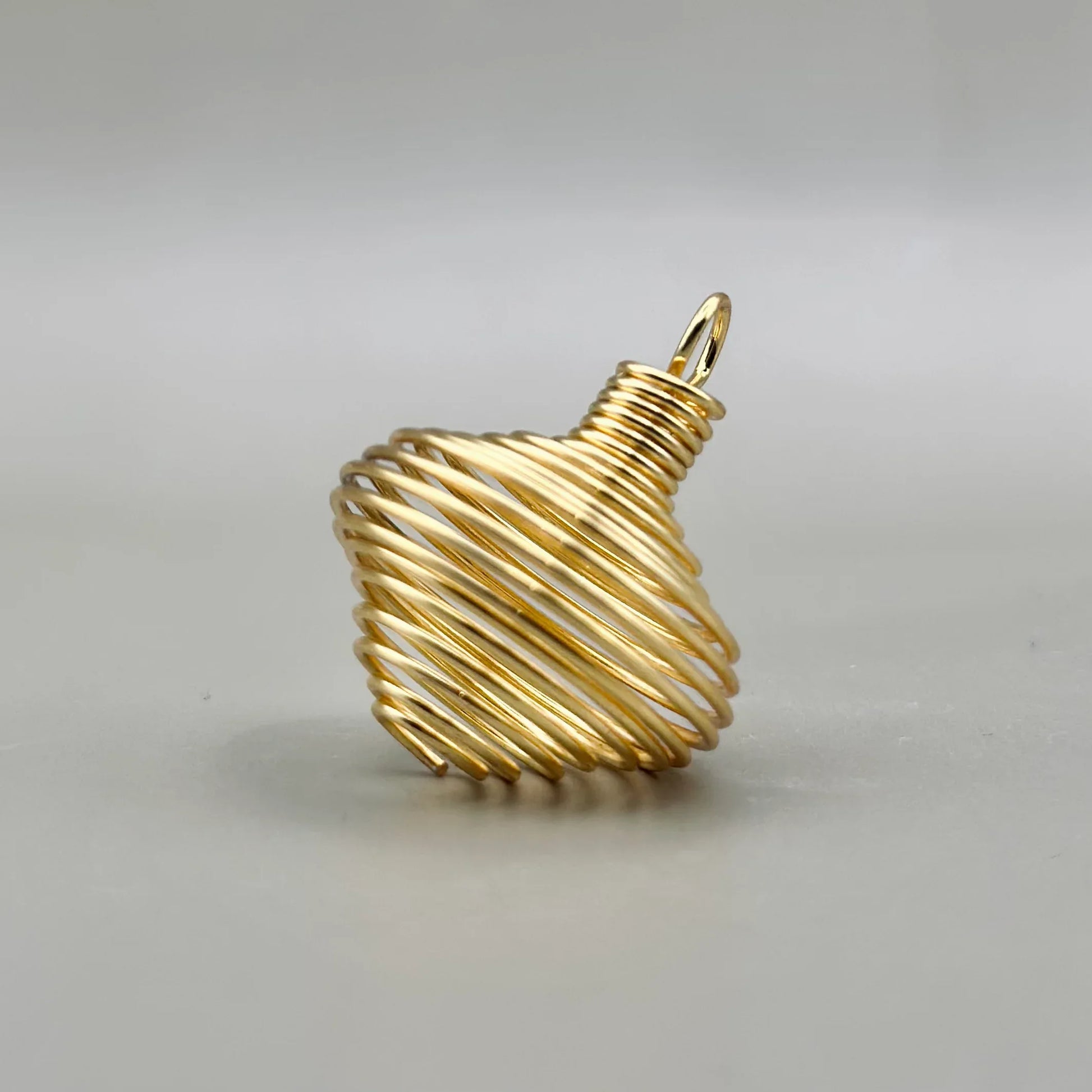 Colgante jaula dorado - La Quinta Vidal