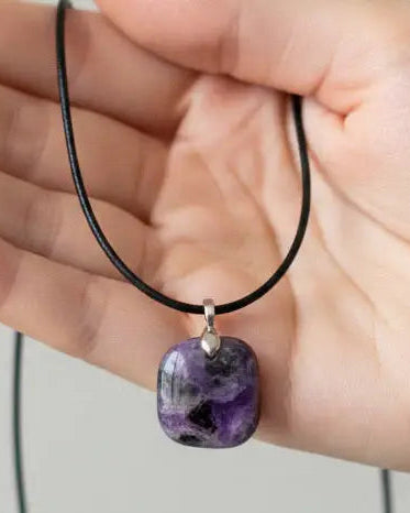 Colgante de mineral de chaorita