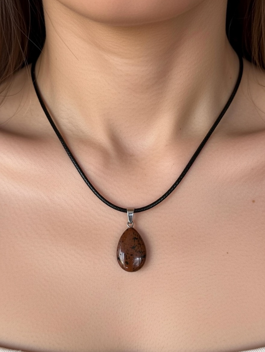 Colgante de jade rojo