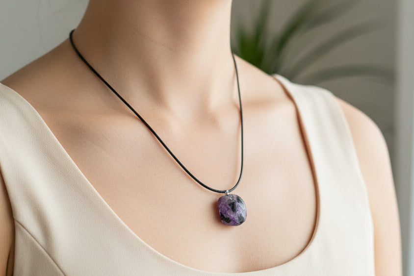 Collar de mineral de chaorita