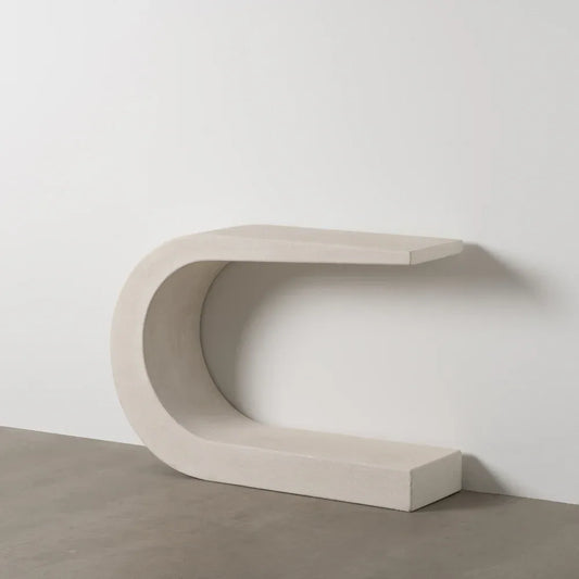 Consola blanca cemento - La Quinta Vidal