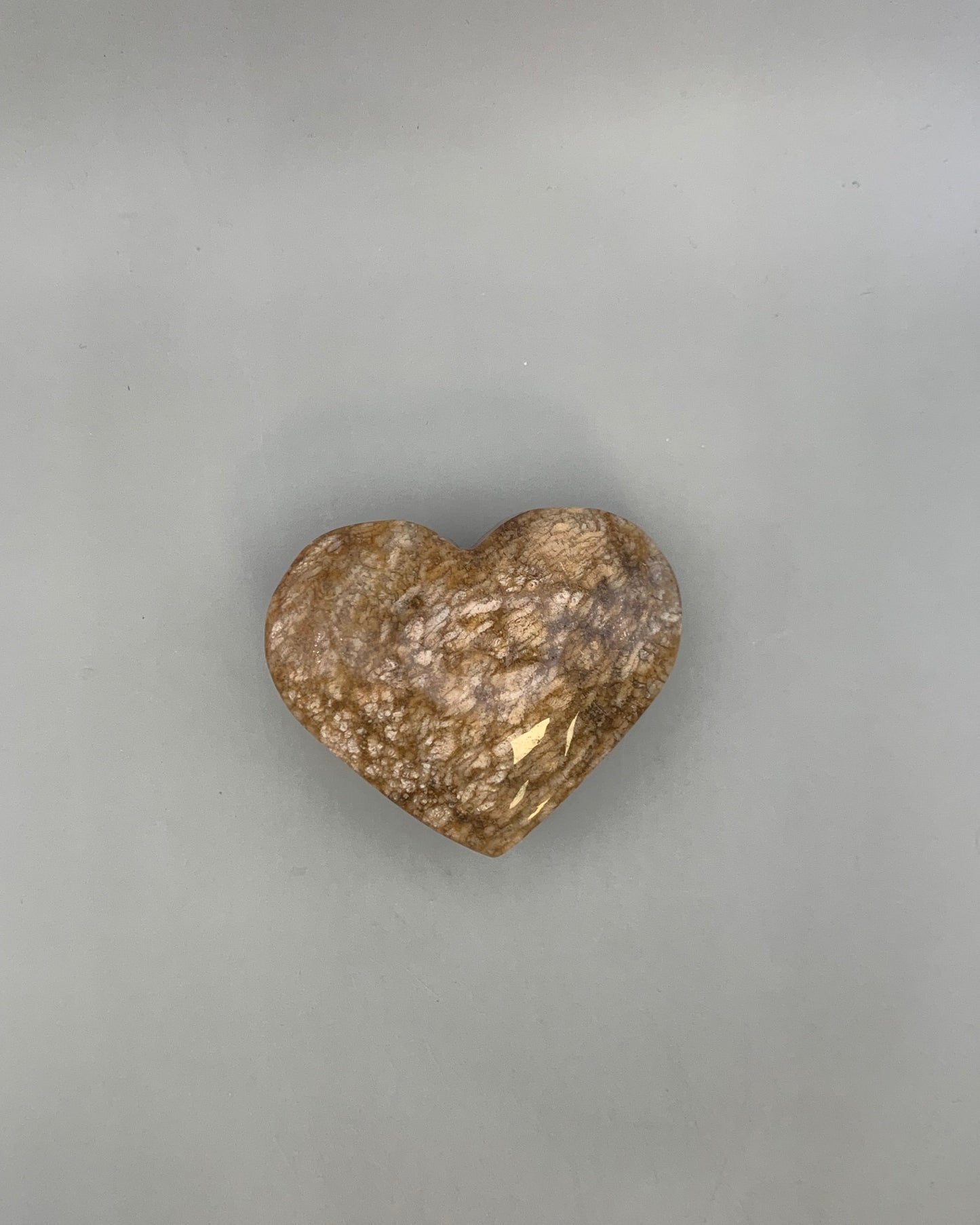 Corazón de ágata flor 