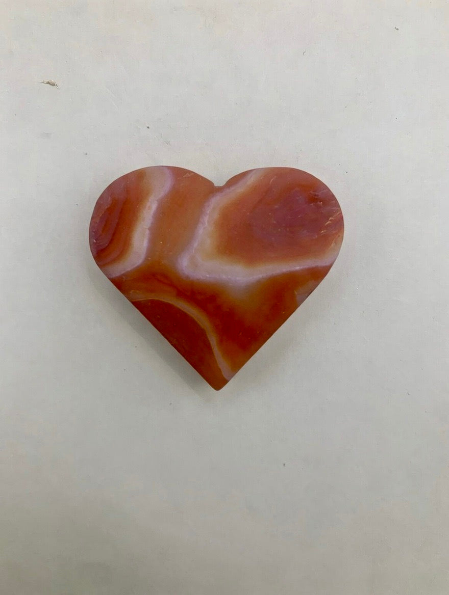 Corazón de cornalina