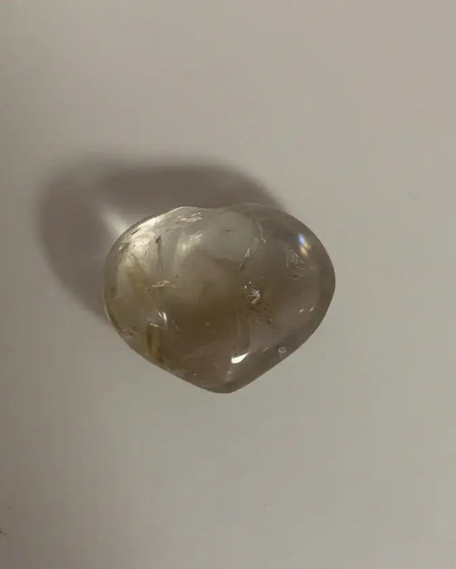 Corazón de cuarzo cristal