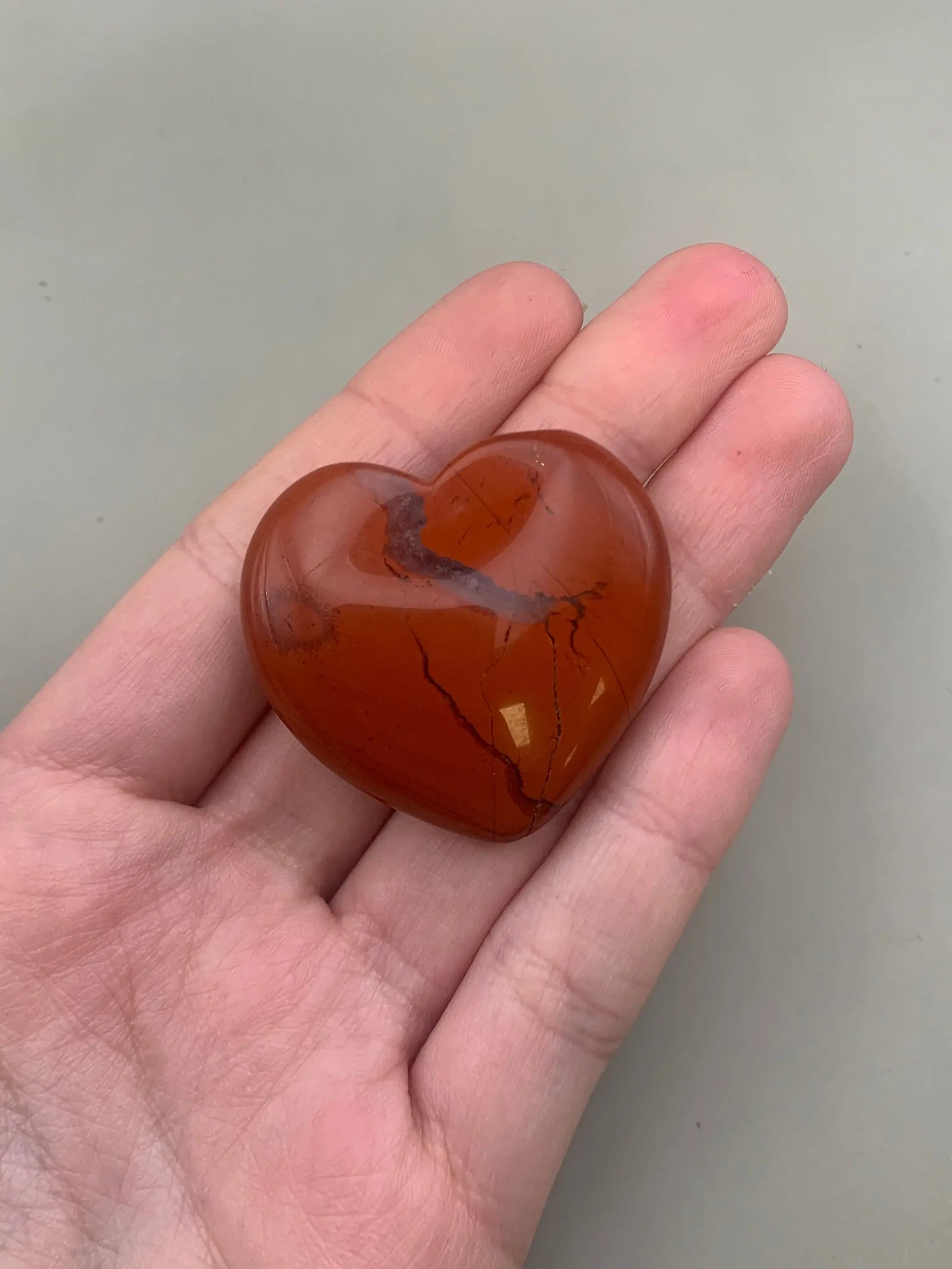 Corazón de jaspe brechado