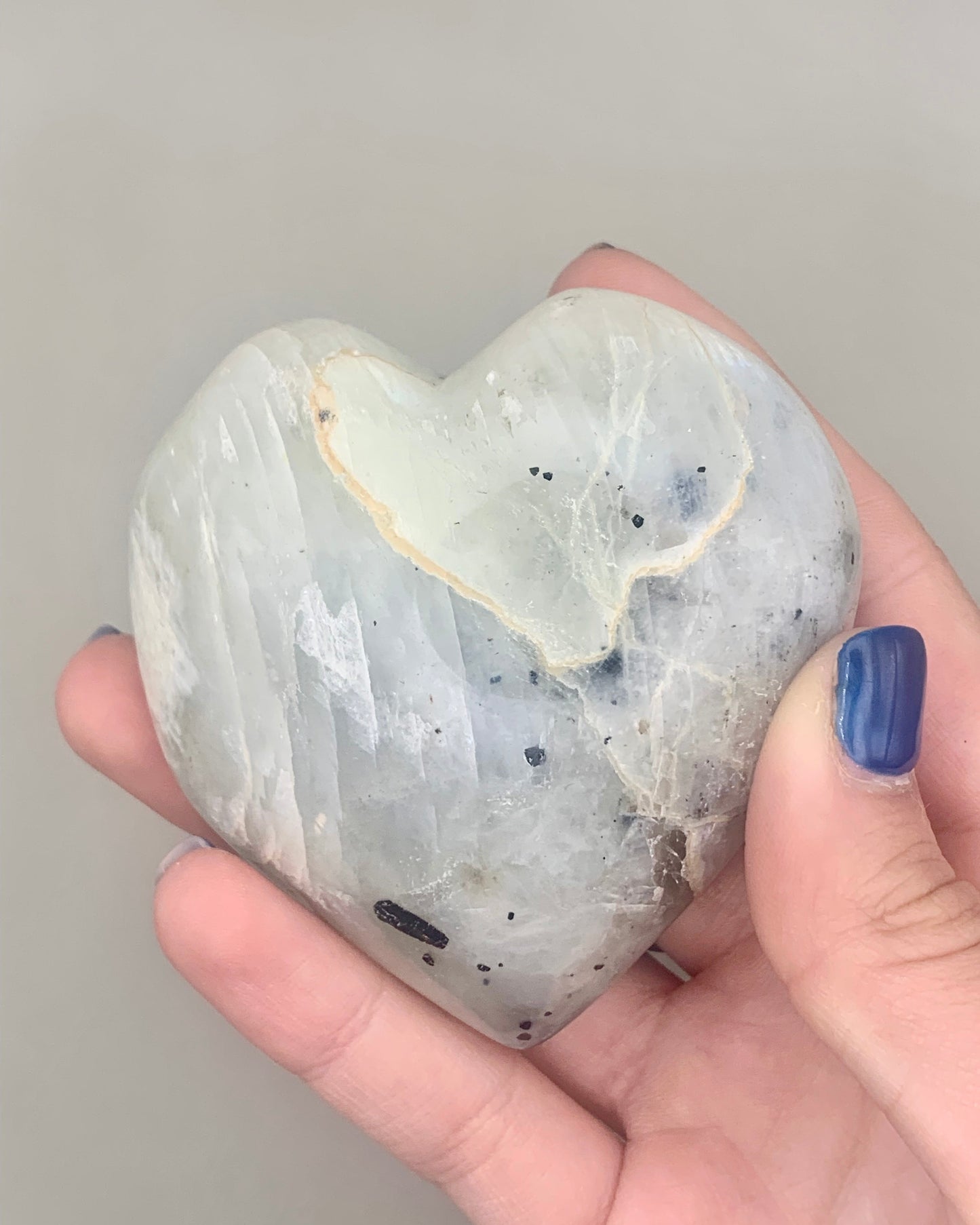 Corazón de piedra luna 